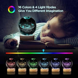 3D Crystal Lamp Ball – Captivating Illumination for Your Space
