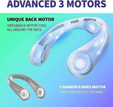 Portable Bladeless Hanging Neck Fan – Stay Cool, Stay Stylish